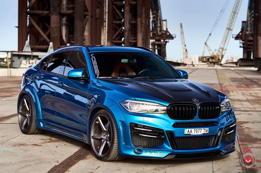  BMW X6 M on Vossen Wheels (VPS-303) 2017 года  (фото 5 из 28)